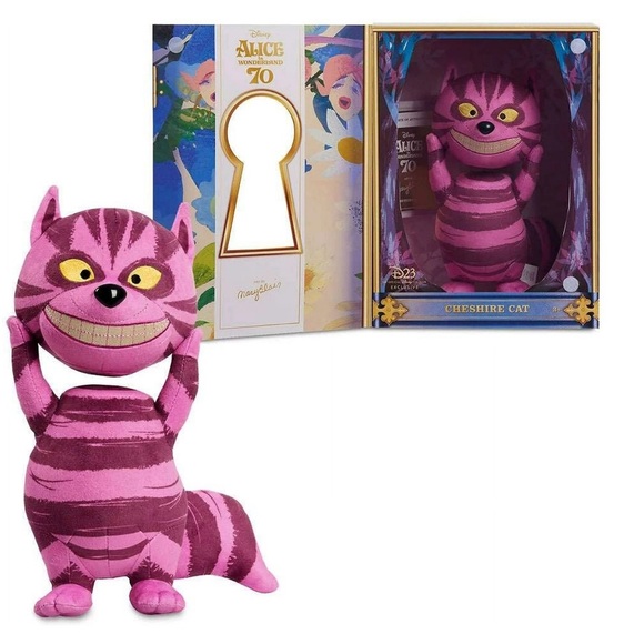 Exclusive CHESHIRE CAT Plush Alice in Wonderland LR Disney -Mary Blair - Picture 1 of 11